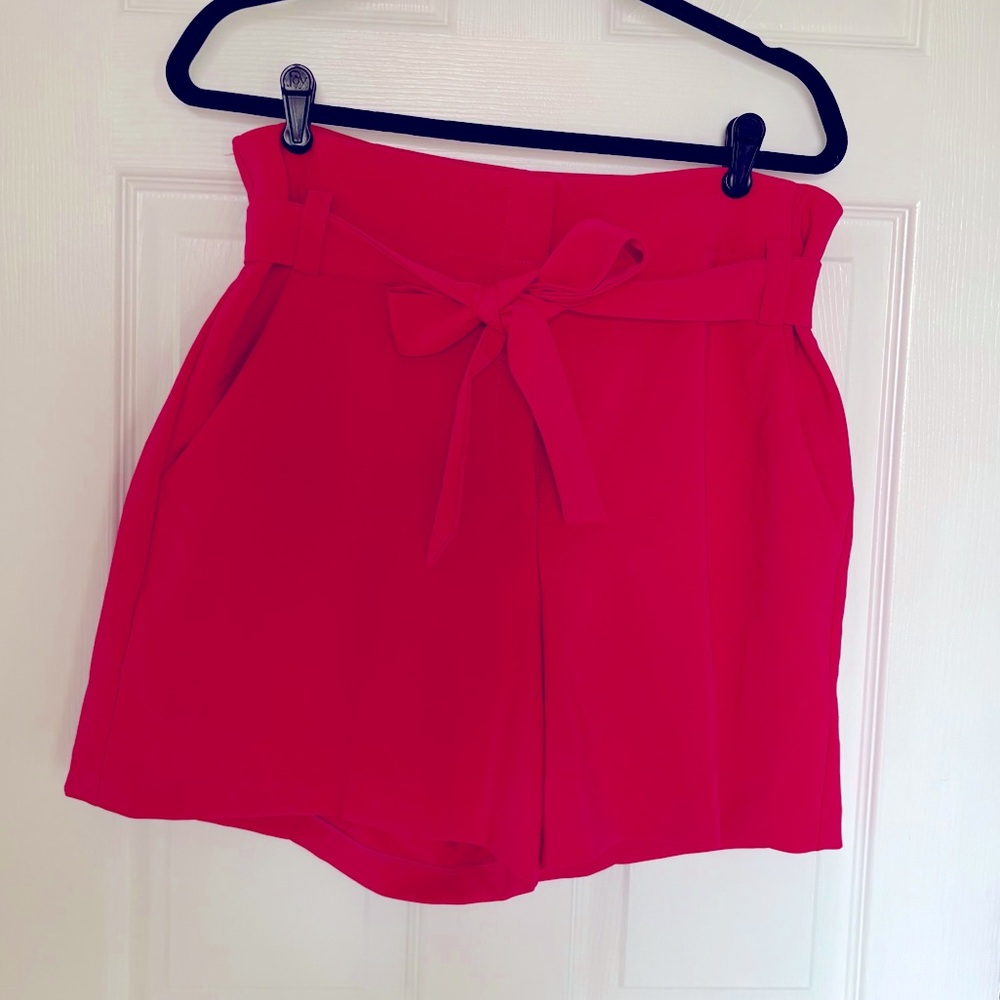 New York & Company hot pink dress shorts
